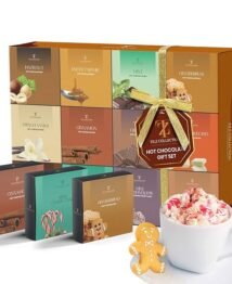 Hot Chocolate Gift Sets - 12 Days, Christmas Hot Chocolate Gift |Small Christmas Gifts |Hot Chocolate Mix |Gourmet Hot Chocolate Set |Hot Chocolate Gift Sets |Christmas Gifts For Women, Kids, Men